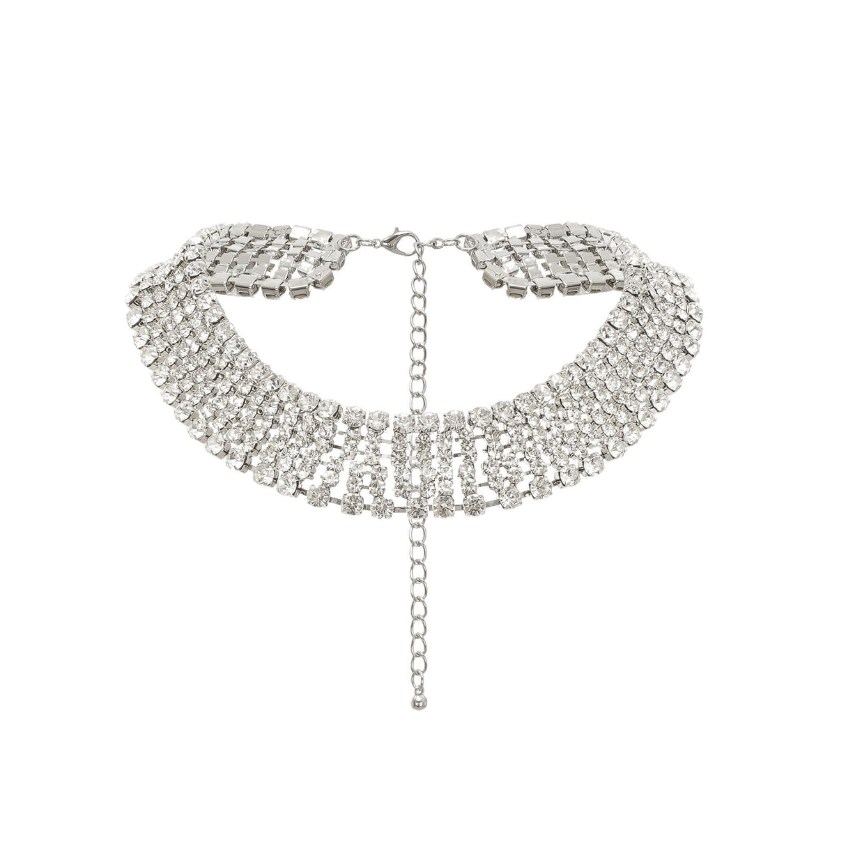 Thaïs crystal - embellished layered necklace