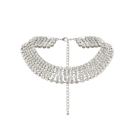 Thaïs crystal - embellished layered necklace