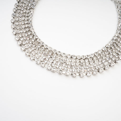 Thaïs crystal - embellished layered necklace