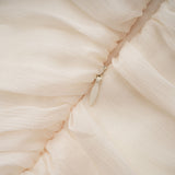 Thibaulte tuckdetail pleated tulle mini dress