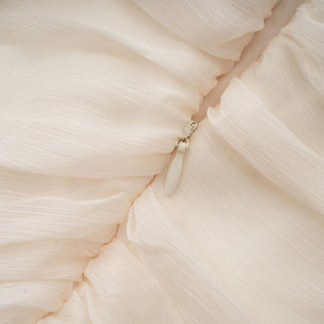 Thibaulte tuckdetail pleated tulle mini dress