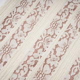 Tonia Maxi Dress Floral Lace Train Design in Neutrals
