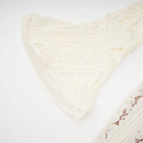 Tonia Maxi Dress Floral Lace Train Design in Neutrals