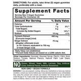 Turmeric 120 Gummies – Ginger & Curcumin for Immune & Joint Support