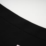 Uaine black jacket  skirt matching set