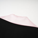 Uaine black jacket  skirt matching set