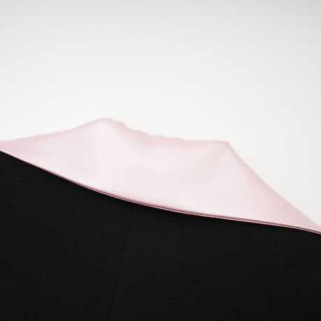 Uaine black jacket  skirt matching set