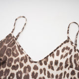 Ursula Blouse with Leopard Print Oversize Sleeves & Attached Scarf