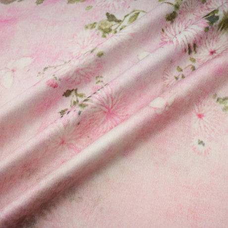 Valeria Midi Dress Floral Crystal Embellished Pink