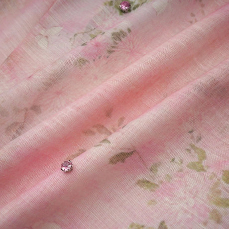 Valeria Midi Dress Floral Crystal Embellished Pink