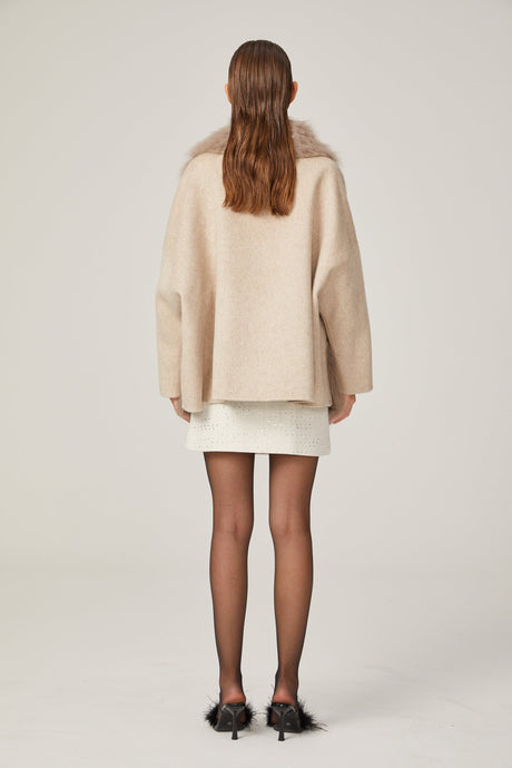 Valeria Oversize Collar Jacket