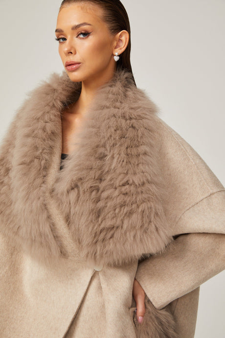 Valeria Oversize Collar Jacket