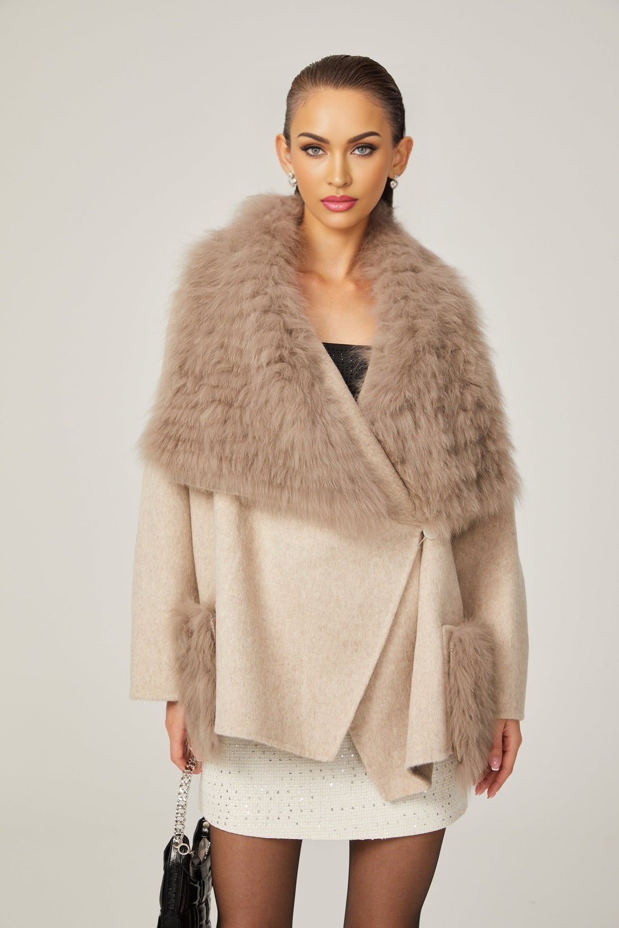 Valeria Oversize Collar Jacket
