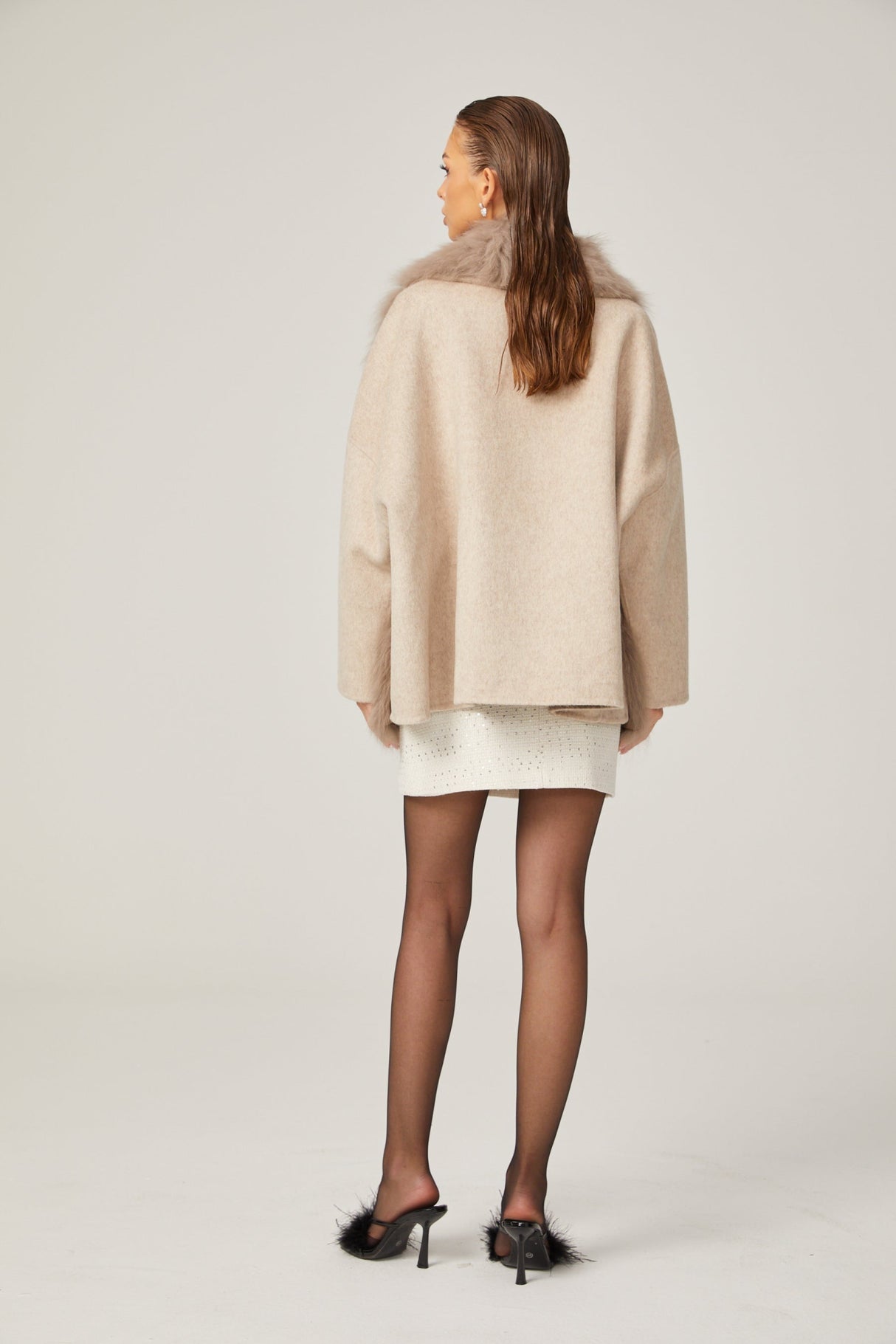 Valeria Oversize Collar Jacket