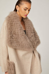 Valeria Oversize Collar Jacket