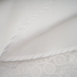 Valeria white guipurelace tiered mini dress