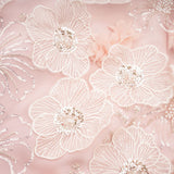 Valérie crystalembellished floral mini dress