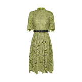 Valérie cutout embroidered mini dress