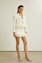 Valérie featherhem blazer  skirt matching set
