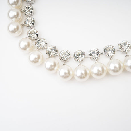 Valérie pearl - embellished layered necklace
