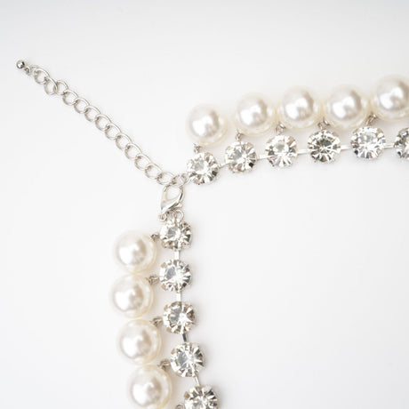 Valérie pearl - embellished layered necklace