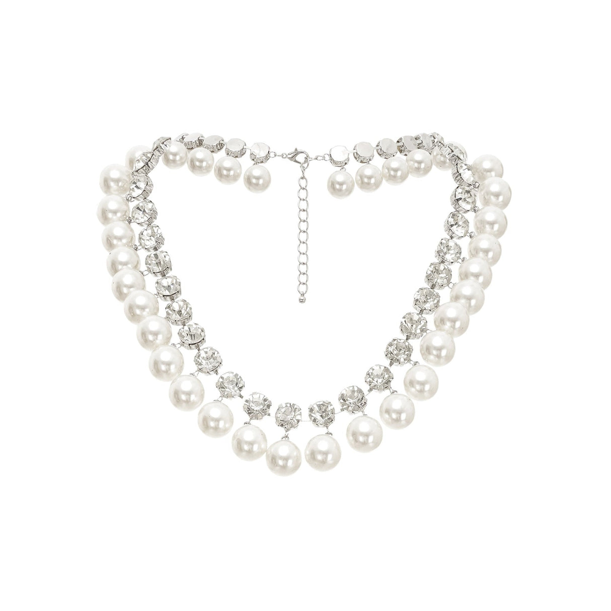 Valérie pearl - embellished layered necklace