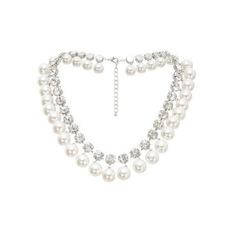 Valérie pearl - embellished layered necklace