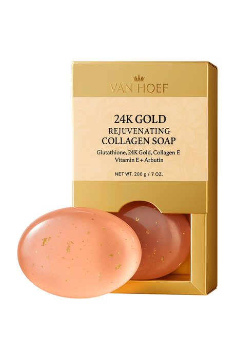Van Hoef 24K Gold L - Glutathione Collagen Soap