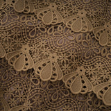 Vanessa Mini Dress Olive Green Lace Detail Flare & Layered