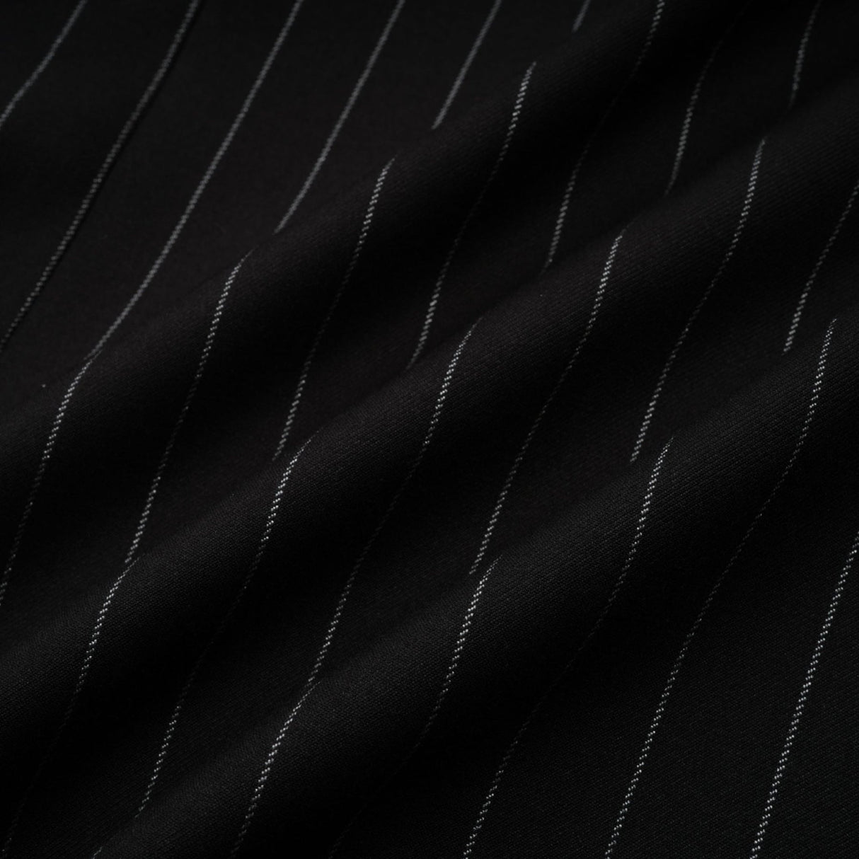 Veronika Blazer Black Striped Open Back & Peak Lapels