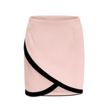 Vespera contrast colours jacket  skirt matching set