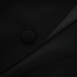 Vincenzina Jacket & Trousers Crystal Embellished Black