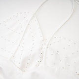 Vincenzina Top Floral Halterneck Pearl Embellished in Black