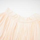 Vivian Midi Dress with V - Neck and Ruffled Detailing