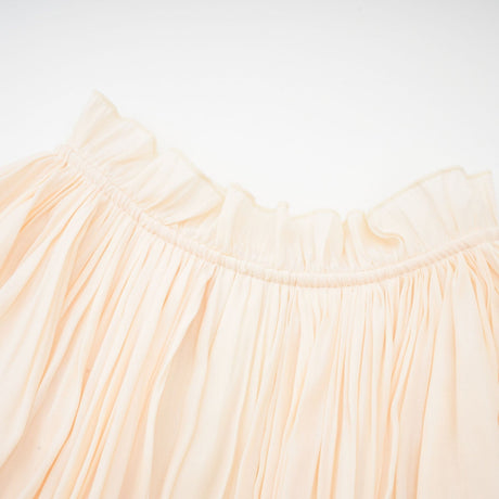 Vivian Midi Dress with V - Neck and Ruffled Detailing