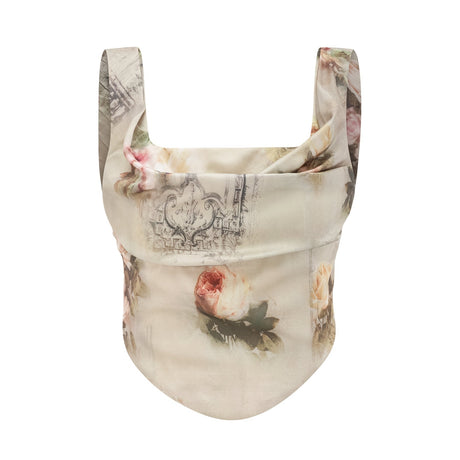 Viviane floralprint top  skirt matching set