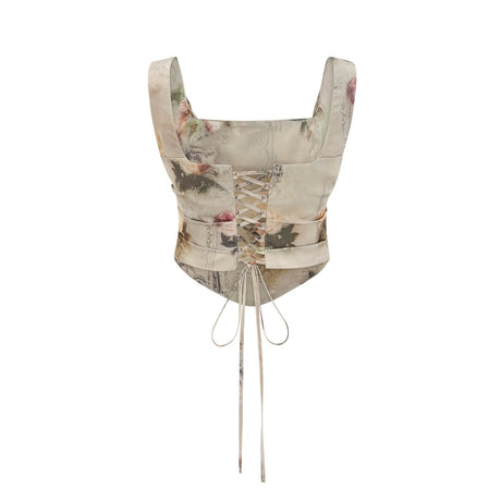 Viviane floralprint top  skirt matching set