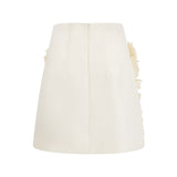 Vivien floralappliqué jacket  skirt matching set