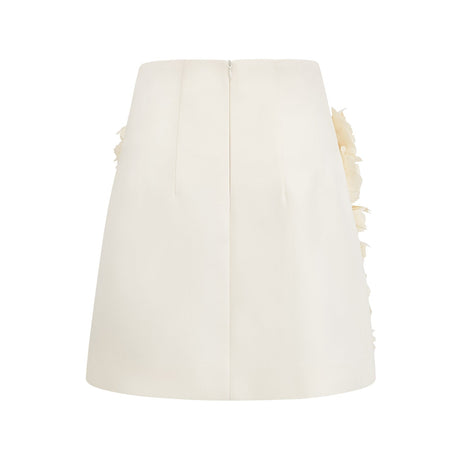Vivien floralappliqué jacket  skirt matching set