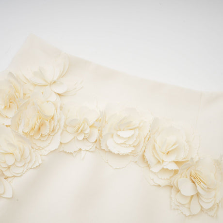 Vivien floralappliqué jacket  skirt matching set