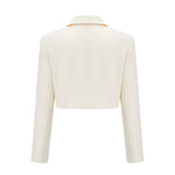 Vivien floralappliqué jacket  skirt matching set