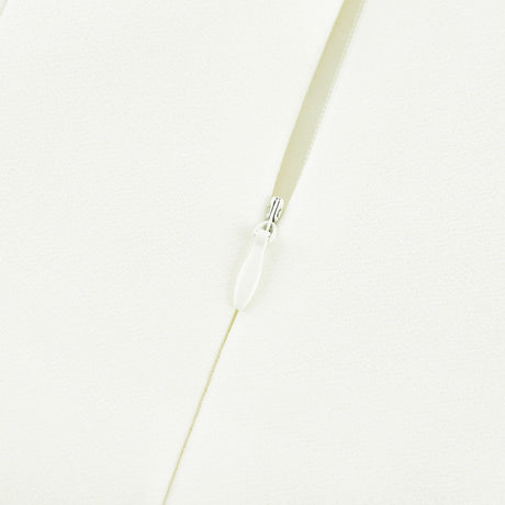 White flared pleated midi dress Thala