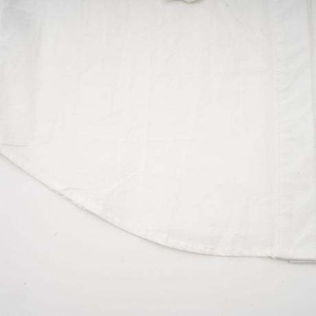 White shirt with floral pattern and cut out details named Rosalie