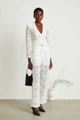 Willow Blazer & Trousers Lace Matching Set