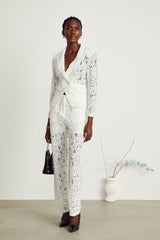 Willow Blazer & Trousers Lace Matching Set