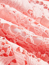 Womens Summer New Arrival Party amp Fashion 3D Floral Lace Dress