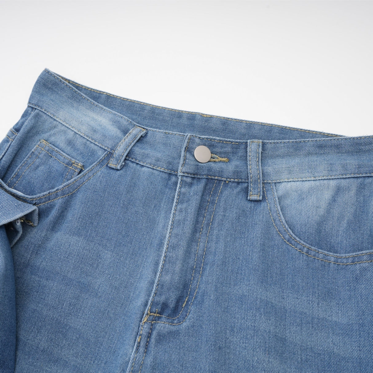 Ysabella bowdetail wideleg jeans