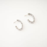 Ysabella crystal - embellished hoop earrings