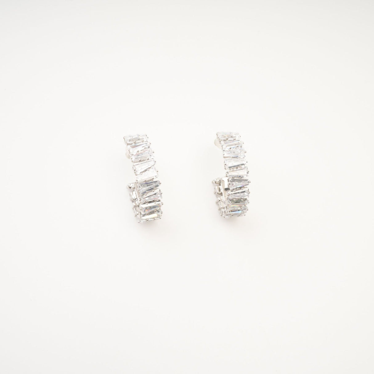 Ysabella crystal - embellished hoop earrings