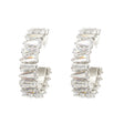 Ysabella crystal - embellished hoop earrings